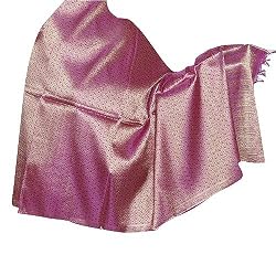 Silk Shawl Womens Outerwear Paisley Jacquard Weaving 36 x 90 inches (bssl077)