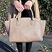 Diophy PU Leather Tote Satchel Duffel Large Unlined Women Purse Handbag Accented Top Handle with Removable Strap, Bag in a Bag, 2 in 1 ZD-2729