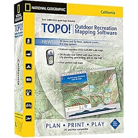 TOPO! National Geographic USGS Topographic Maps (California)