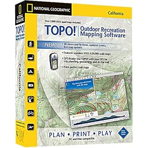 TOPO! National Geographic USGS Topographic Maps (California)