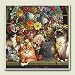 Kitchen & Housewares : Boucats Cats Kittens Brandt Baldts Six Inch Absorbastone Trivet