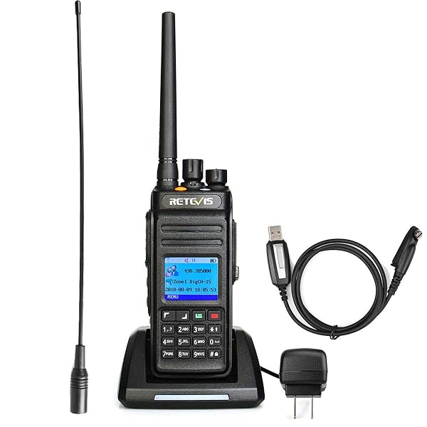 Retevis RT83 DMR Radios Digital Two Way Radio Waterproof IP67 2800mAh 2 Time Slot Hands Free