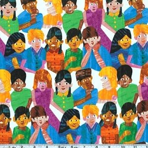 45-Wide-Brown-Bear-Brown-Bear-Children-of-the-World-Multi-Fabric-By-The-Yard