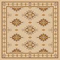 Prairie Star Rug- Opal(7'7" Square)