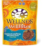 Wellness WellBites Chicken & Lamb Natural Soft Dog Treats, 8-Ounce Bag