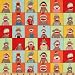 45'' Wide Moda Funky Monkey Friends Blocks Multi Fabric By The Yard