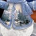 Thomas Kinkade Victorian Christmas Snowman Figurine by The Bradford Editions