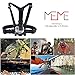 Meme Chest Mount Harness for Gopro Hero Cameras, Suitable for Mountain Biking/Skiing/Snowboarding and Other Outdoor Sports
