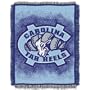 NCAA University of North Carolina Tar Heels 48-Inch-by-60-Inch Jacquard Acrylic Throw