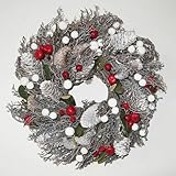 クリスマスデコレーション　リース　HW-57684-583　28cm