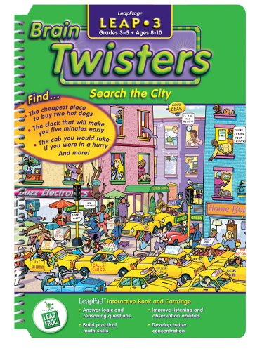 LeapPad: Leap 3 - Brain Twisters - Search the City - Buy LeapPad: Leap 3 - Brain Twisters - Search the City - Purchase LeapPad: Leap 3 - Brain Twisters - Search the City (LeapPad, Toys & Games,Categories,Electronics for Kids,Learning & Education,Cartridges & Books)