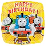 Happy Birthday Thomas Square Shaped 18" Mylar Balloon