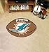 FANMATS 5792 Miami Dolphins Football Rug - 20.5in. x 32.5in. | Sports Fan Home Decor Rug and Tailgating Mat