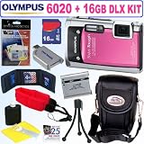 61ZFXisfecL. SL160  #>> Olympus Stylus Tough 6020 14MP Digital Camera (Pink) + 16GB Deluxe Accessory Kit Reviews