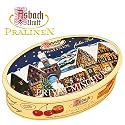 Asbach Uralt Brandy Filled Chocolate in Christmas Oval Gift Tin - 180g/6.4oz