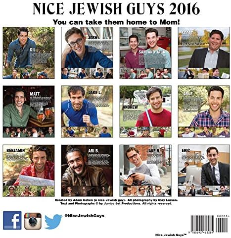 Nice Jewish Guys Wall Calendar by Jumbo Jet Productions