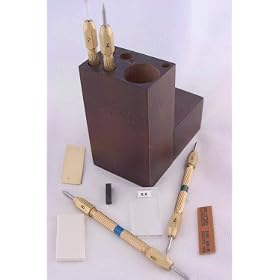 Deluxe Mohs' Hardness Pick Set for Mineral Identification by Mineralab