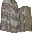 Evening Wrap Paisley Embroidered Shawl 80 x 40 inches (psley332)