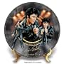 Elvis Presley '68 Comeback Special Record-Shaped Porcelain Collector Plate: Elvis Fan Gift by The Bradford Exchange