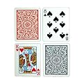 COPAG Poker-Size Regular Index Playing Cards - Blue/ Red (1546)
