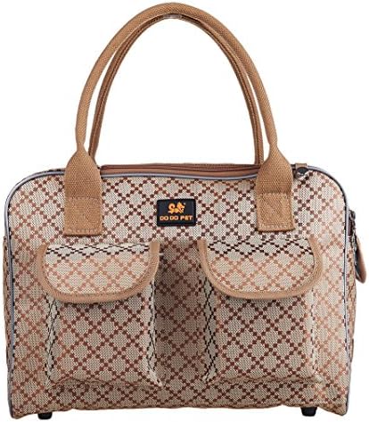 Zacoro Fashion Portable Soft-sided Airline-approved Pet Carrier Handbag(large, Check)
