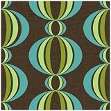 Brewster Wall Pops WPB99850 Peel & Stick Loopy Blox, Blue/Green, 4-Count