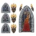 5' Stairway, Window & Torch Props Wall Add-Ons