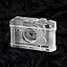 Fotodiox Crystal Rangefinder Camera Display Model - 2/3 of Real Life Size Replica of Leica M9 Camera w/ Summicron 28mm f/2 Lens; Paperweight, Book Shelf, Bookends, Paper Weight