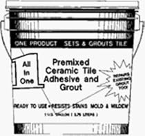 Custom Building Products #TAGWQT QTWHT PreMixAdhes/Grout