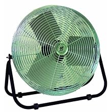 TPI Corporation F18-TE Industrial Workstation Floor Fan, Single Phase, 18" Diameter, 120 Volt (Floor Model)