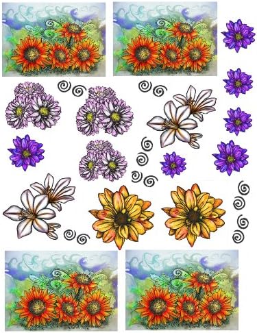 Bajidoo Summer Rain Decal Full Sheet