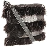 Whiting & Davis Fur 1-8869GM Shoulder Bag,Gunmetal,One Size