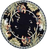 Roosters Safavieh Chelsea Hand-hooked Wool Rug 4' Round