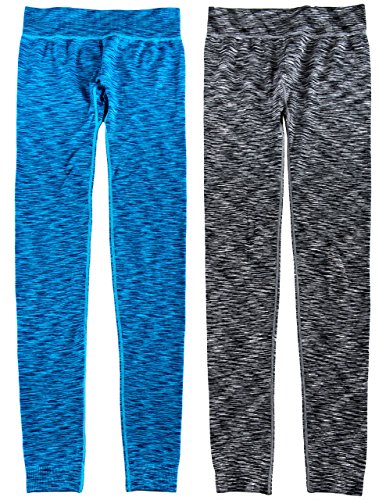 Caramel Cantina Juniors 2 Pack Tri Blend Leggings (Small/Medium Regular