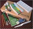 Reeves Acrylic Artist Box- Complete Set in a Wooden Box