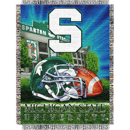 Home Field Advantage College Throw - Michigan State