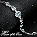 Women Heart Shaped Bracelet with Swarovski Elements Crystal 7