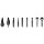 PFERD 12 Piece Fine Cut Bur Set # 1 With 1/8" Shank