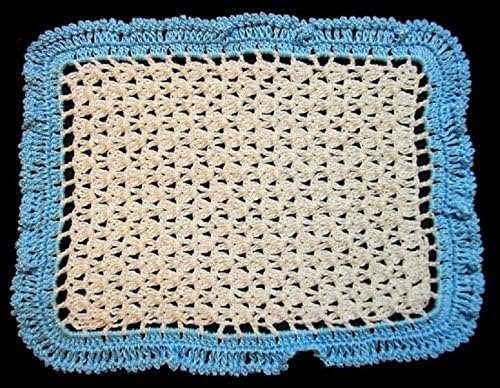 Dollhouse Miniature Hand Crocheted Baby Blanket