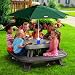 Fold 'n Store Picnic Table with Umbrella by Little Tikes