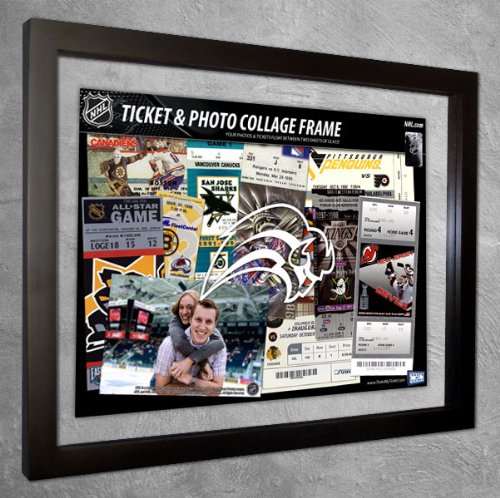 Buffalo Sabres Ticket & Photo Collage Frame (w Logo)