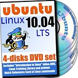 Ubuntu 10.04 LTS, 4-disks DVD Set