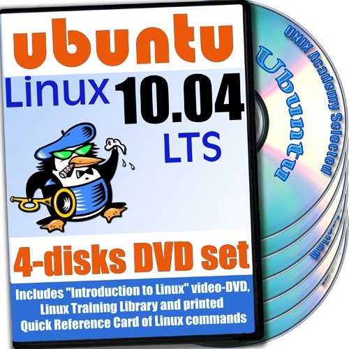 Ubuntu 10.04 LTS, 4-disks DVD Set
