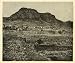 1890 Wood Engraving Acrocorinth Corinth Greece Acropolis Ancient Archaeology Art - Original Engraving
