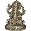Collectible God Ganesha Brass Statue in Blessing Posture