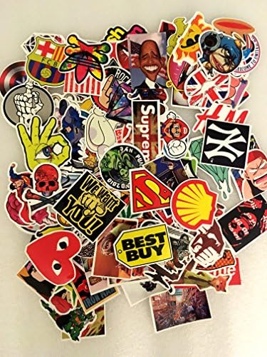 Lots of 100pcs SKI Snowboard Skateboard Surf Suitcase Vinyl Sticker Logo Decal