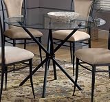 Mix N Match Stick Round Dining Table Only (Black) (33H x 44D)