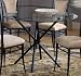 Kitchen & Housewares : Mix N Match Stick Round Dining Table Only (Black) (33H x 44D)