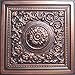 Majesty Antique Copper Black (24x24 PVC) Ceiling Tile