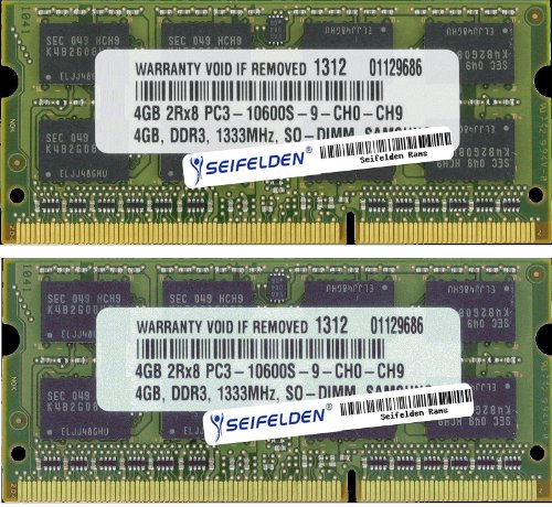 8GB (2X4GB) Memory RAM for Dell Precision M6500 - Laptop Memory Upgrade - Limited Lifetime Warranty